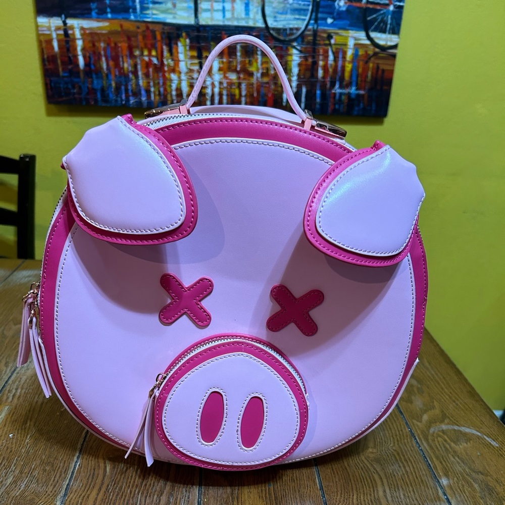 Shane Dawson Merch Official Pink Pig Backpack Large